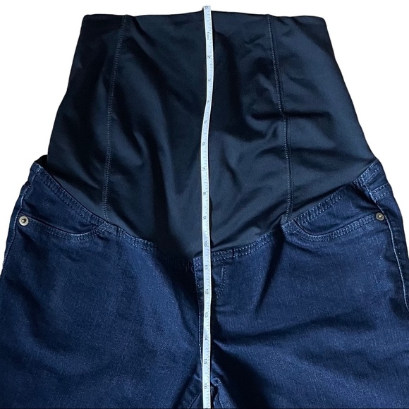 Isabel Maternity Jegging by Ingrid & Isabel Size 2/26 Black Panel Dark Blue Pant - Picture 7 of 10